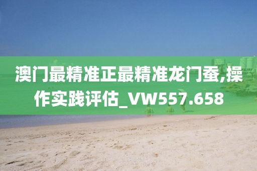 澳门最精准正最精准龙门蚕,操作实践评估_VW557.658