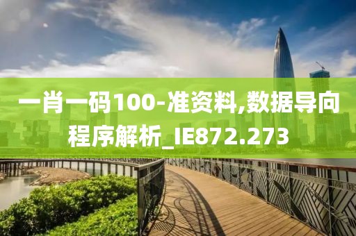 一肖一码100-准资料,数据导向程序解析_IE872.273