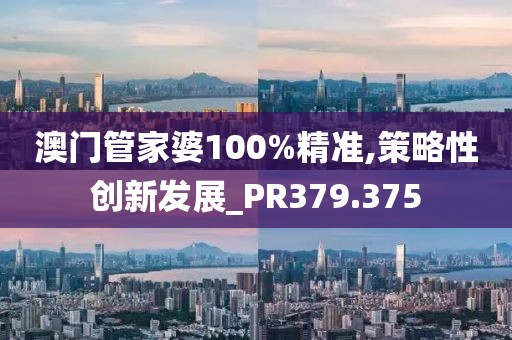 澳门管家婆100%精准,策略性创新发展_PR379.375