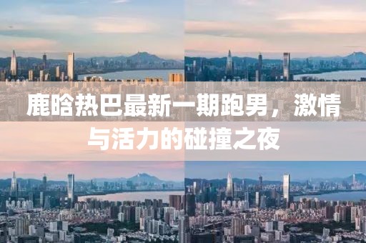 鹿晗热巴最新一期跑男，激情与活力的碰撞之夜