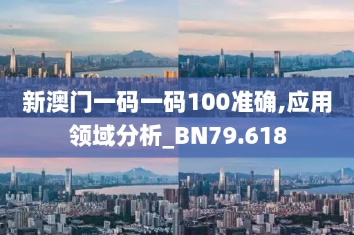 新澳门一码一码100准确,应用领域分析_BN79.618