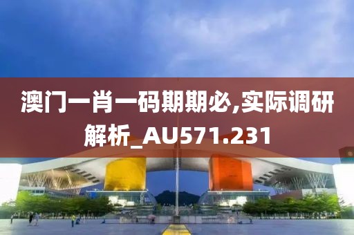 澳门一肖一码期期必,实际调研解析_AU571.231