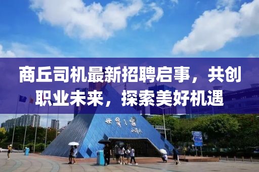 商丘司机最新招聘启事，共创职业未来，探索美好机遇