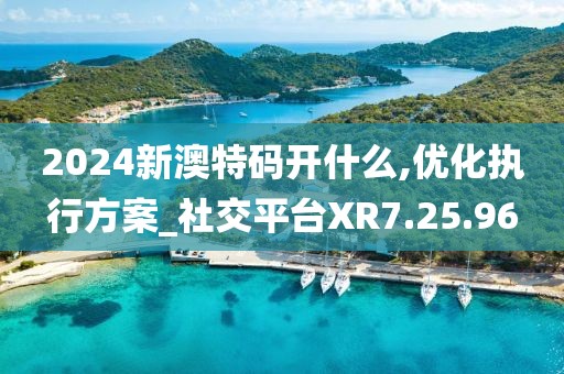 2024新澳特码开什么,优化执行方案_社交平台XR7.25.96