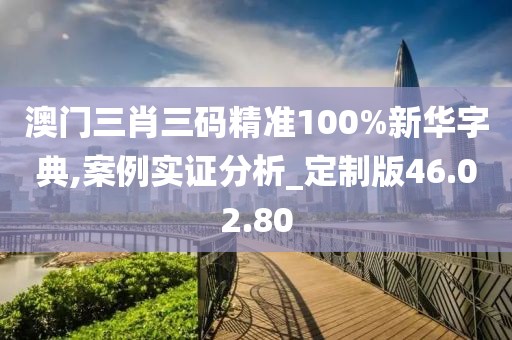 澳门三肖三码精准100%新华字典,案例实证分析_定制版46.02.80