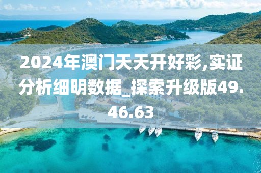 2024年澳门天天开好彩,实证分析细明数据_探索升级版49.46.63