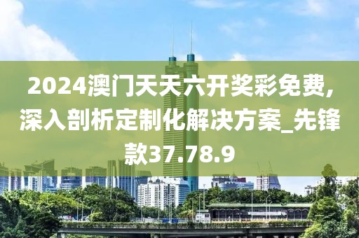 2024澳门天天六开奖彩免费,深入剖析定制化解决方案_先锋款37.78.9