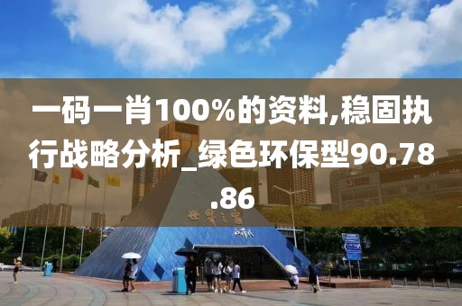 一码一肖100%的资料,稳固执行战略分析_绿色环保型90.78.86