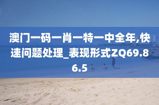 澳门一码一肖一特一中全年,快速问题处理_表现形式ZQ69.86.5