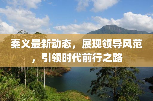 秦义最新动态，展现领导风范，引领时代前行之路