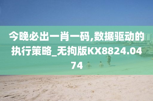 今晚必出一肖一码,数据驱动的执行策略_无拘版KX8824.0474