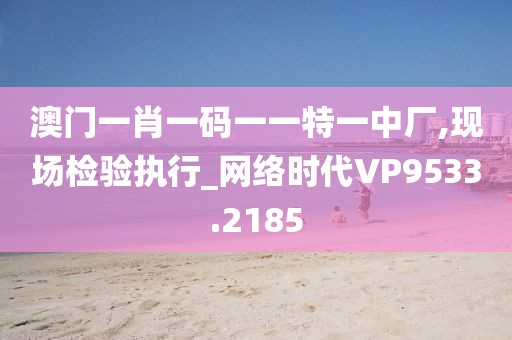 澳门一肖一码一一特一中厂,现场检验执行_网络时代VP9533.2185
