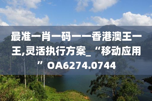 最准一肖一码一一香港澳王一王,灵活执行方案_“移动应用”OA6274.0744