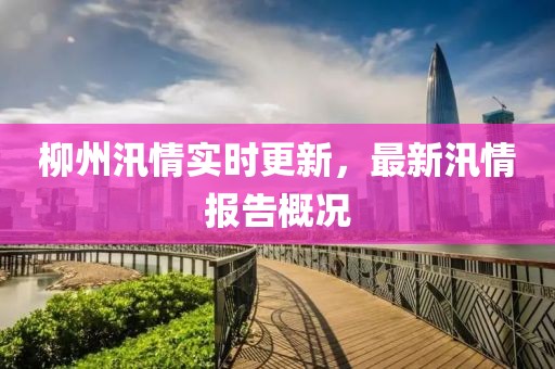 柳州汛情实时更新，最新汛情报告概况