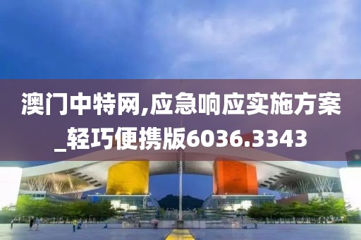 澳门中特网,应急响应实施方案_轻巧便携版6036.3343