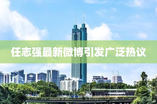 任志强最新微博引发广泛热议