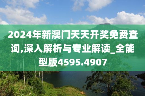 2024年新澳门天天开奖免费查询,深入解析与专业解读_全能型版4595.4907