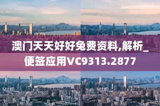 澳门天天好好兔费资料,解析_便签应用VC9313.2877