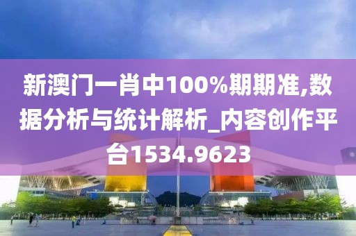 新澳门一肖中100%期期准,数据分析与统计解析_内容创作平台1534.9623