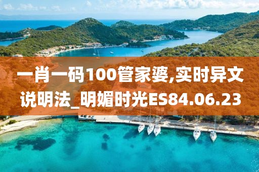 一肖一码100管家婆,实时异文说明法_明媚时光ES84.06.23