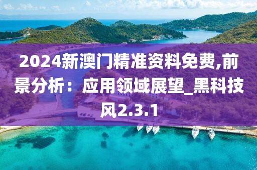 2024新澳门精准资料免费,前景分析：应用领域展望_黑科技风2.3.1