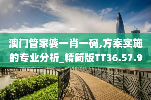 澳门管家婆一肖一码,方案实施的专业分析_精简版TT36.57.90