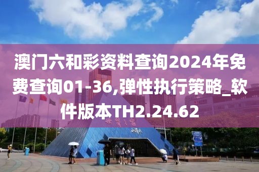 澳门六和彩资料查询2024年免费查询01-36,弹性执行策略_软件版本TH2.24.62