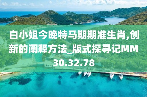 白小姐今晚特马期期准生肖,创新的阐释方法_版式探寻记MM30.32.78