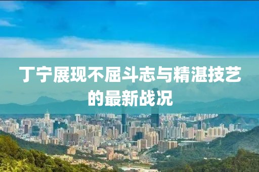 丁宁展现不屈斗志与精湛技艺的最新战况